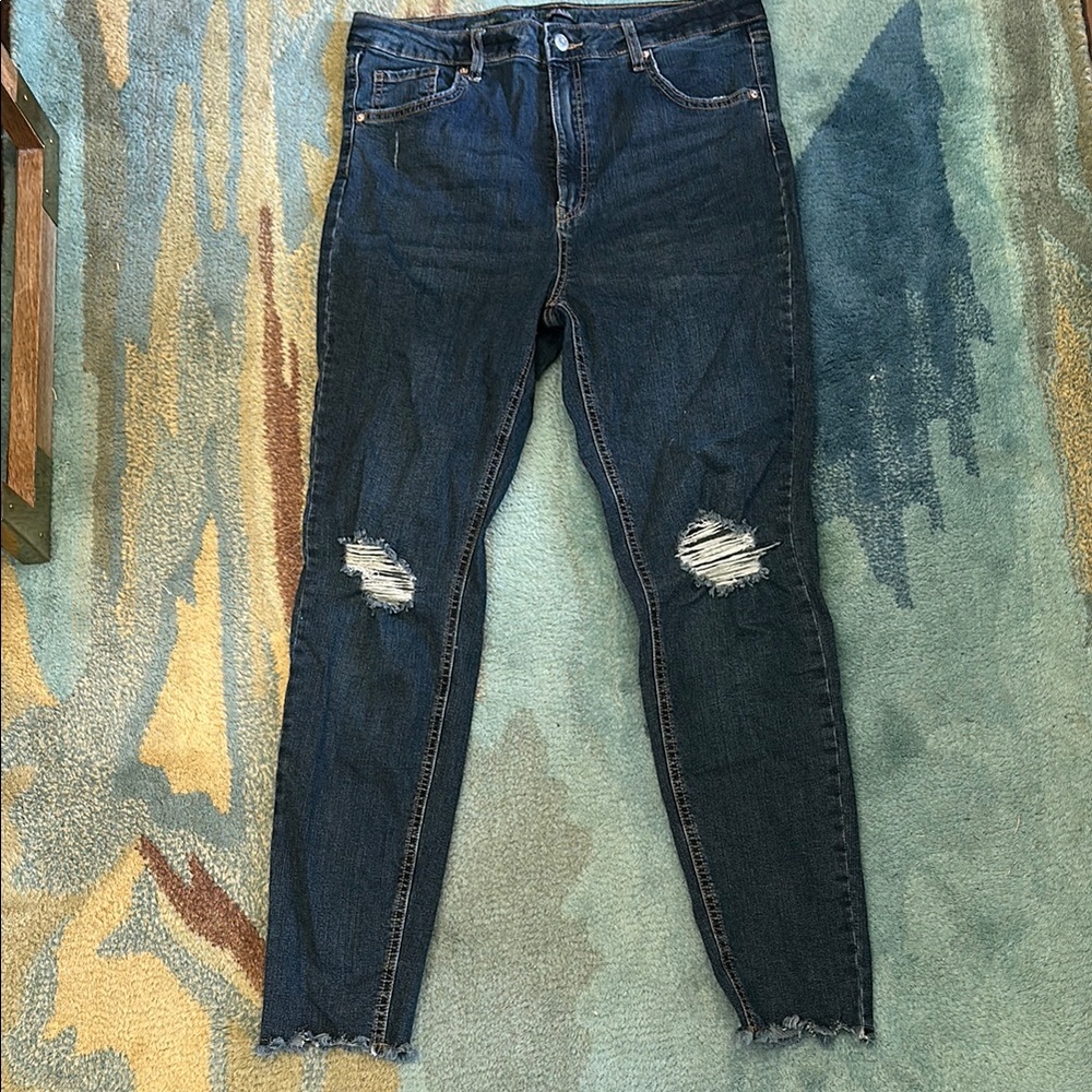 Wild Fable Women's Skinny Jeans - Dark Blue